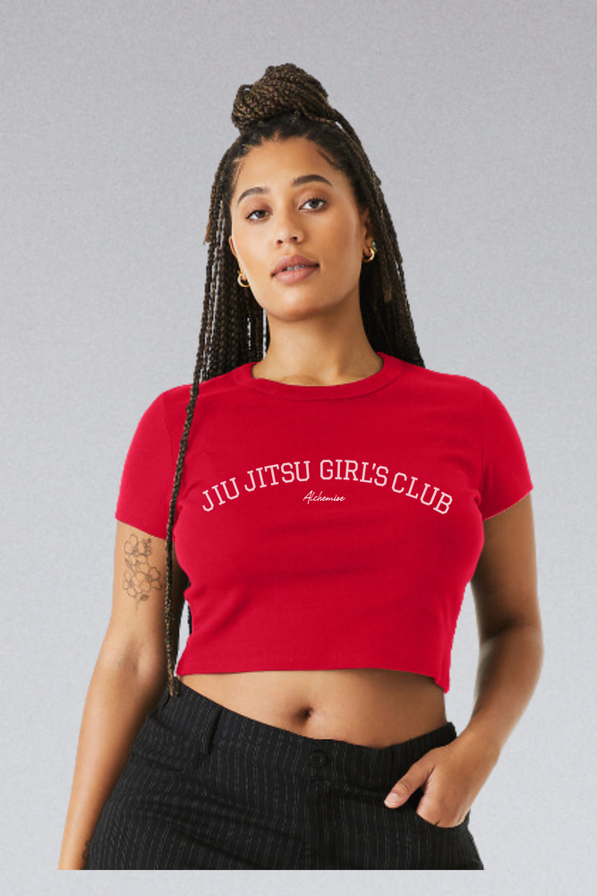 Jiu Jitsu Girls Club Baby Tee - Red