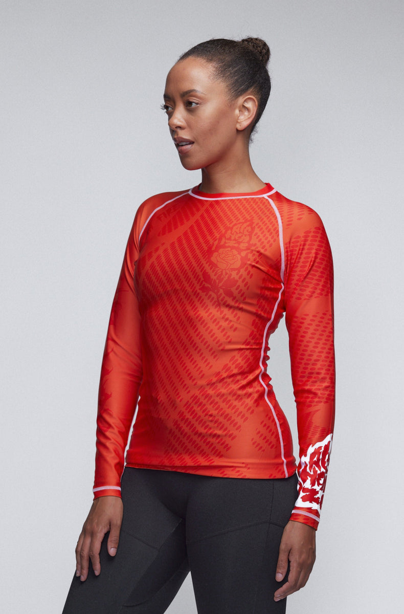 Women's Long Sleeve Rash Guard BJJ Grappling Alchemize Fightwear