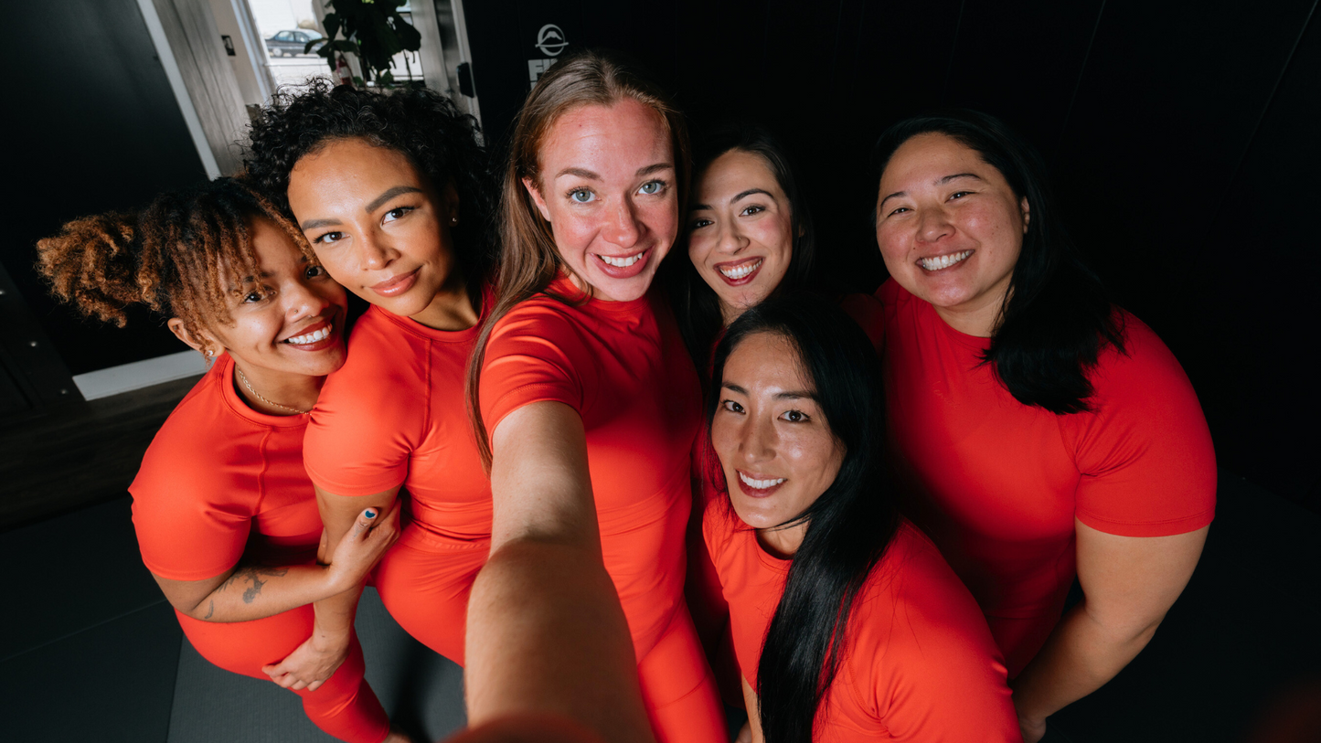 Jiu Jitsu Girls taking a selfie in No Gi Apparel 