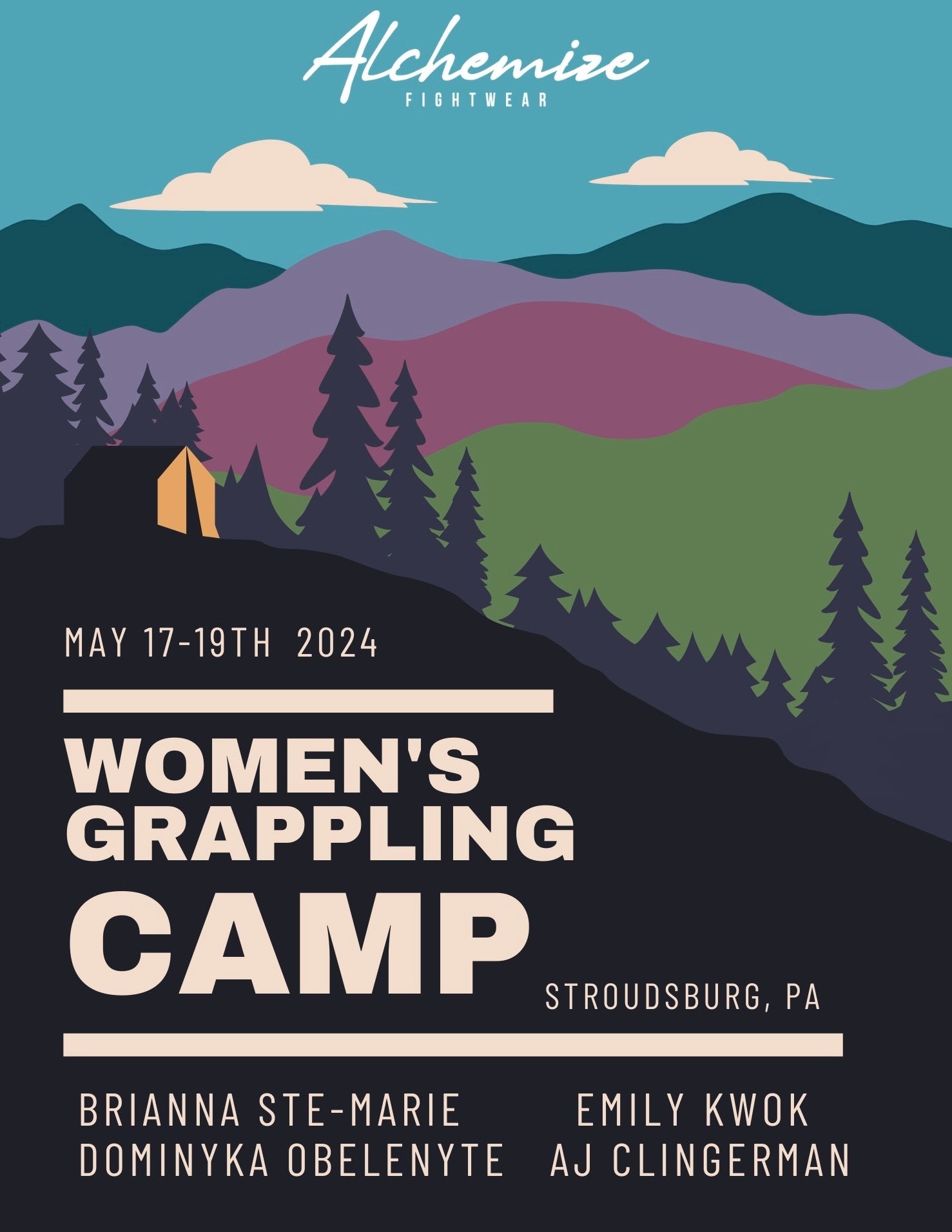 Alchemize East Coast Women's Grappling Immersion Camp All Inclusive 2024 May 17th-19th