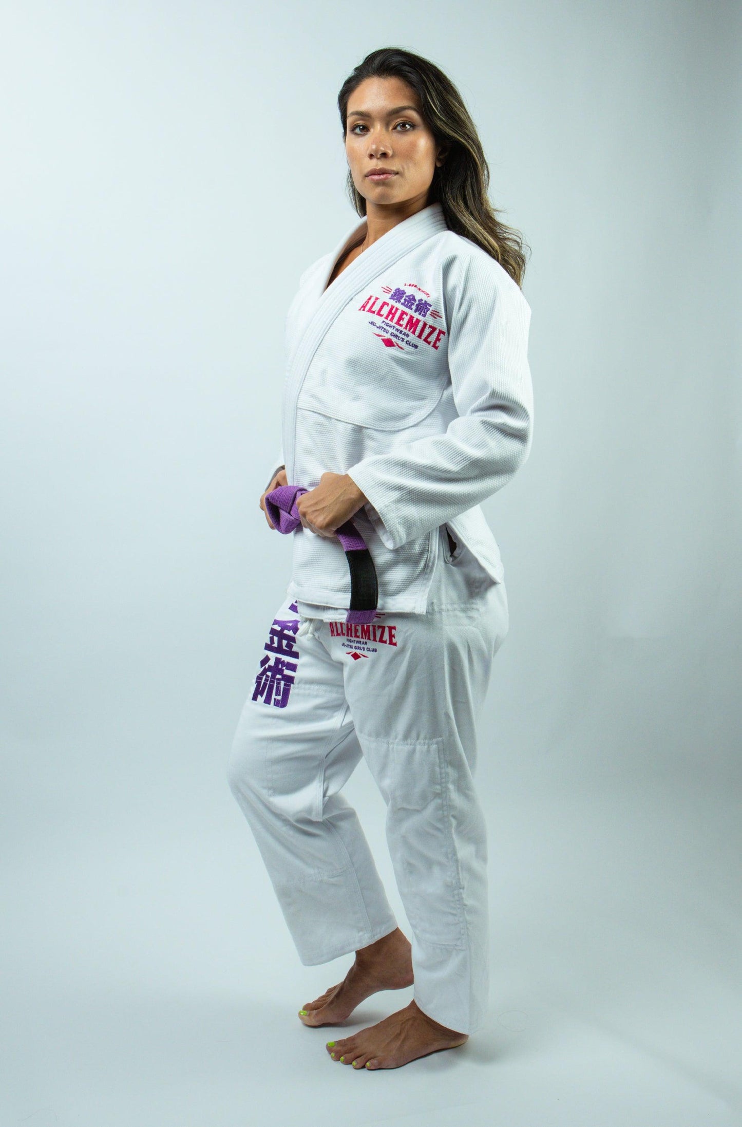 Core Women's Jiu Jitsu Gi - Kimura White - Alchemize Fightwear