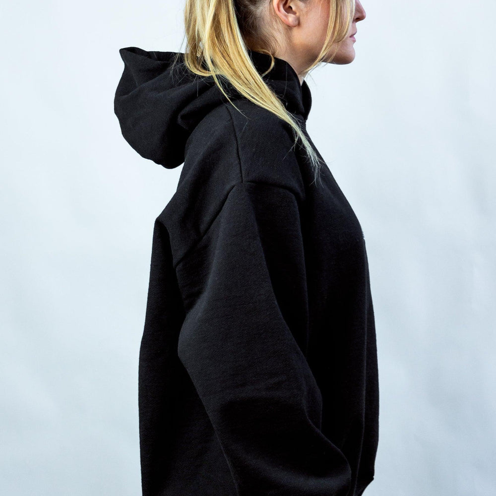 
                  
                    She Rises Signature Cotton Heavy Weight Hoodie - Black - Alchemize Fightwear
                  
                