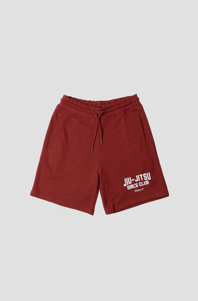 
                  
                    Jiu Jitsu Girls Club University Sweatshorts - Red - Alchemize Fightwear
                  
                