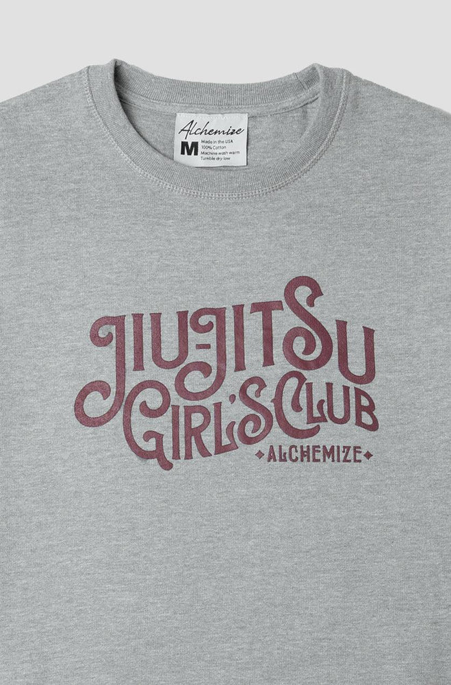 
                  
                    Jiu Jitsu Girls Club Wave Crew Neck - Gray - Alchemize Fightwear
                  
                
