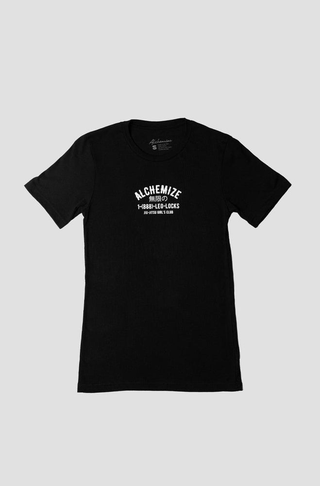 
                  
                    1-888-LegLocks T-shirt - Black - Alchemize Fightwear
                  
                