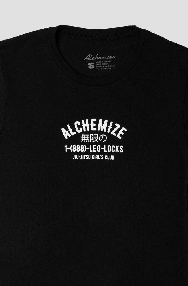 
                  
                    1-888-LegLocks T-shirt - Black - Alchemize Fightwear
                  
                