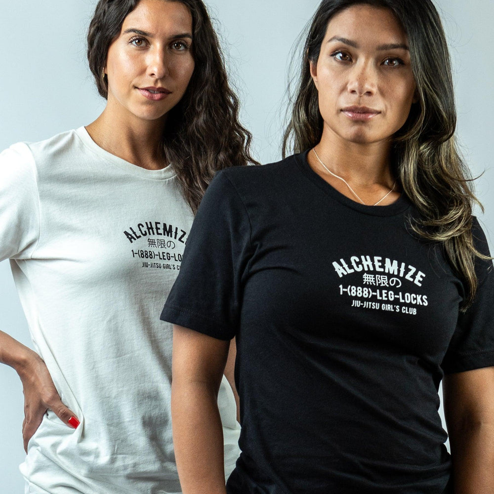 
                  
                    1-888-LegLocks T-shirt - Off White - Alchemize Fightwear
                  
                