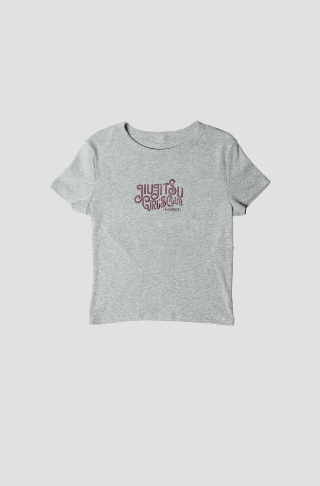 
                  
                    Jiu Jitsu Girls Club Baby Tee - Grey - Alchemize Fightwear
                  
                