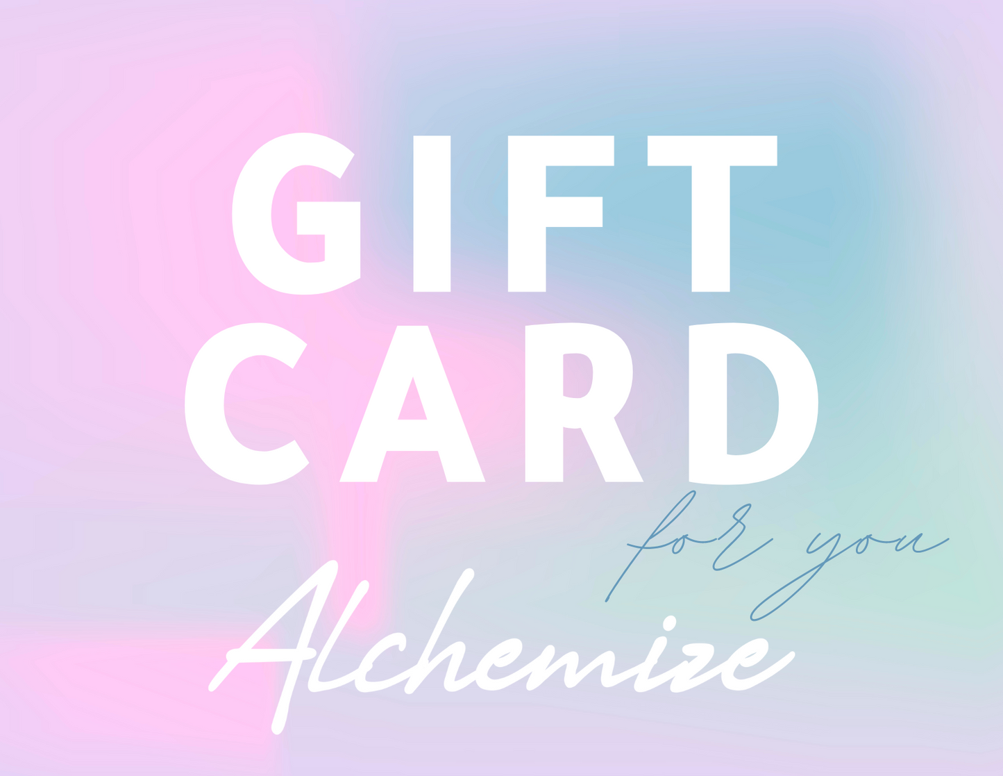 Alchemize Fightwear BJJ giftcard