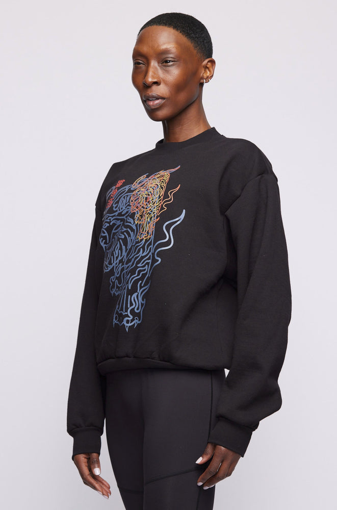 FINAL SALE: FIERCE Crew Neck Sweatshirt – Alchemize Fightwear